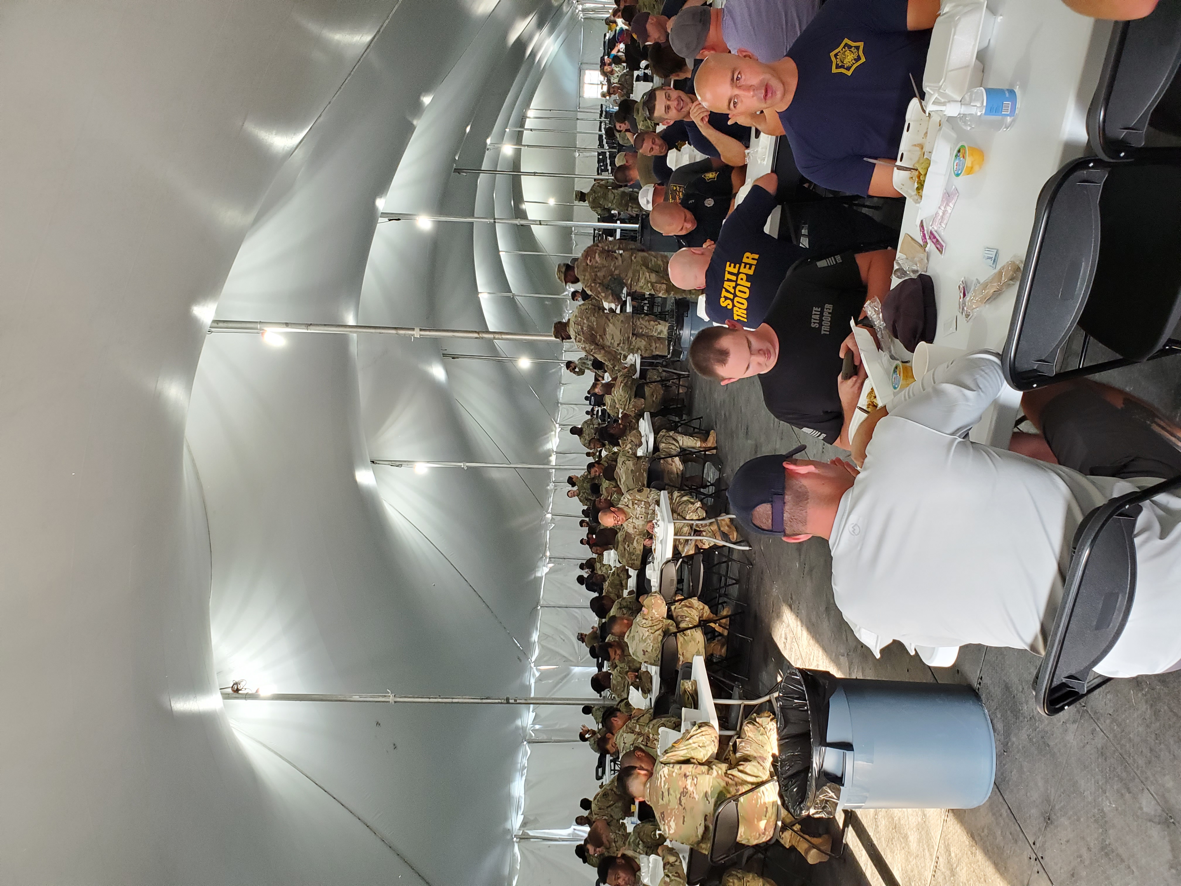 Big Sky Mobile Catering team and equipment in the field